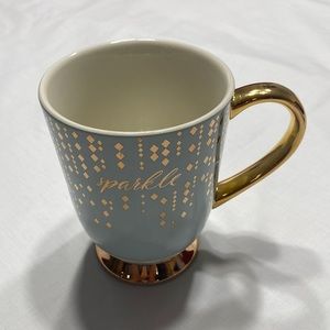 Indigo coffee cup sparkle